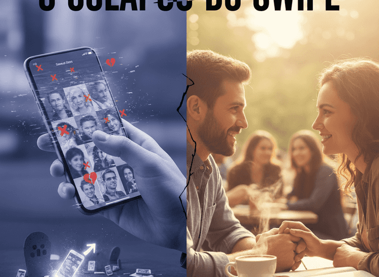 Imagem O Colapso do Swipe: Por que o "Burnout de Aplicativos" está nos forçando a buscar o olho no olho